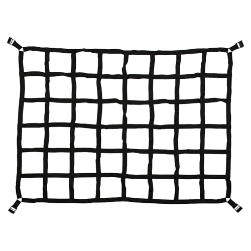 66" x 50" Truck Bed Cargo Net with Adjustable Cam Buckles & S