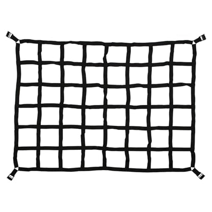 66" x 50" Truck Bed Cargo Net with Adjustable Cam Buckles & S