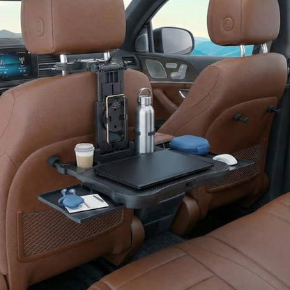 Car Back Seat Tray Table with Expandable Tray