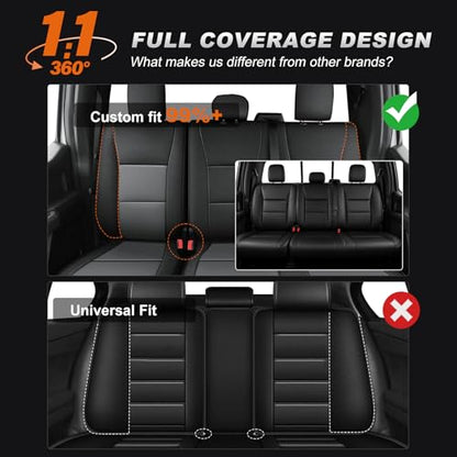 Custom Fit Seat Covers for Ford F150 2015 (3 Count)