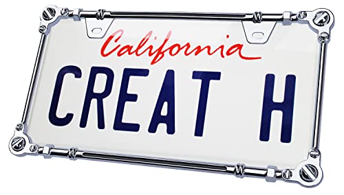 3D Chrome License Plate Frames