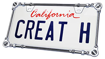 3D Chrome License Plate Frames