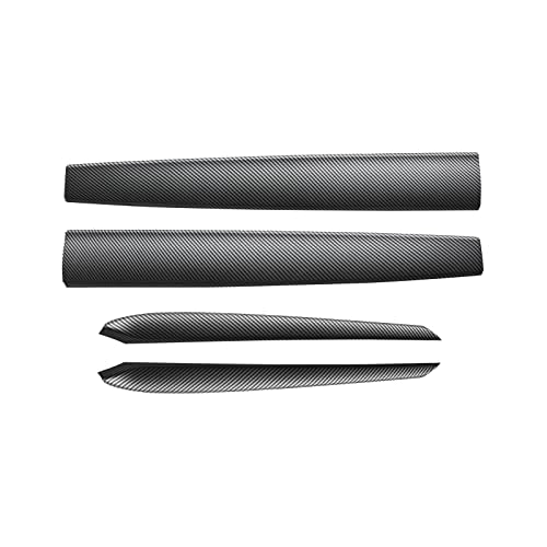 Dashboard Cover Wrap and Front Door Inner Armrest Panel Cover Trim Compatible with Tesla Model 3 2021