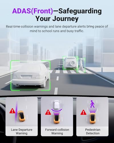 S1 Pro DMS 2.7K Dash Cam Front and Inside