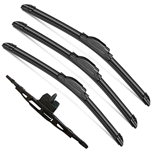 4Pcs Wipers Blades for Toyota FJ Cruiser 2007 (4 Count)