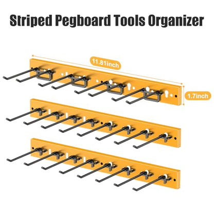 3 Modular Pegboard Strip Storage (2.42 Count)