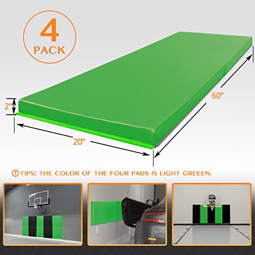 4 Pack Wall Protection Pads 2" Thick Foam Wall Padding