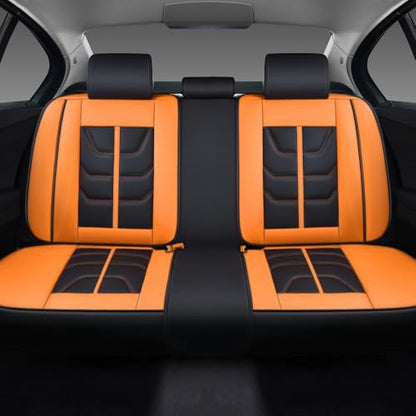 LK Full Set Car Seat Covers for Front Seats and Rear Seats