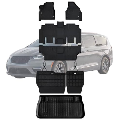 Floor Mats Trunk Liner & Backrest Mat for 2017
