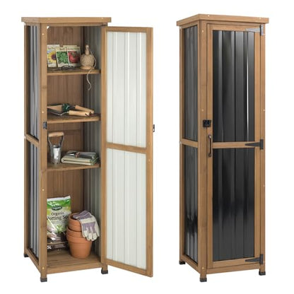 Tall Outdoor Storage Cabinet
