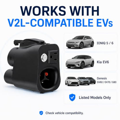 NACS to CCS1 & J1772 V2L Adapter for IONIQ 5