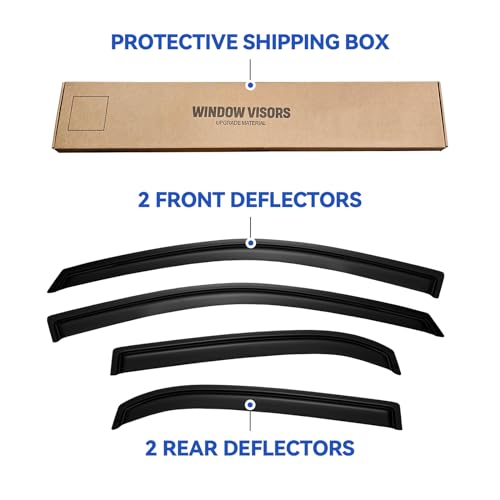 Window Visors Rain Guards for 2010