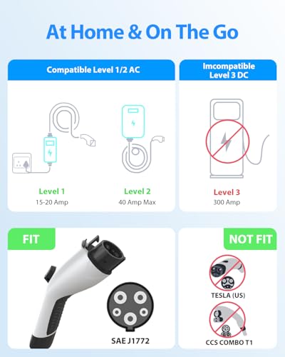 J1772 EV Charger Extension Cable