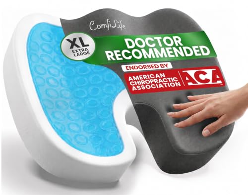 Extra Large Gel & Memory Foam Seat Cushion