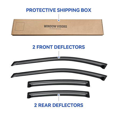 Window Visors Rain Guards for 2004 2005 2006 2007 2008 Acura TL