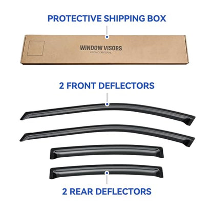Window Visors Rain Guards for 2004 2005 2006 2007 2008 Acura TL