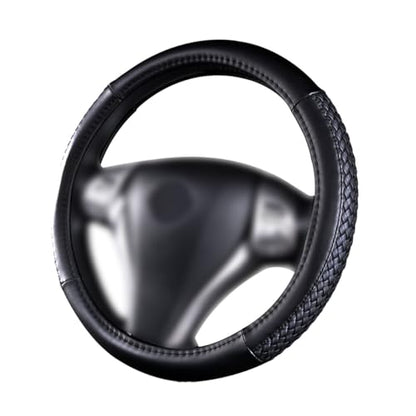 car Steering Wheel Cover Faux Leather Massage Universal fit 3D Honeycomb Hole Anti