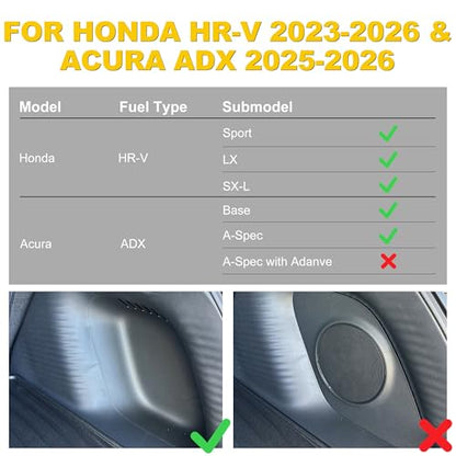 Cargo Mat & Backrest Mat Fit for Honda HRV 2023