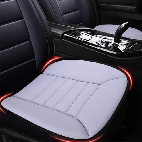 Car Seat Cushion Pad 1.2" Thick Comfort Seat Protector for Car Driver Seat Office Chair Home Use Memory Foam Seat Cushion with Non Slip Bottom