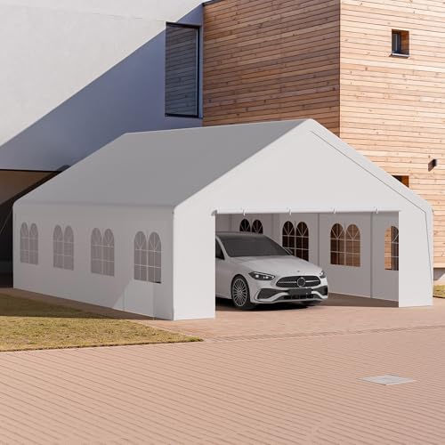 Carport 20' x 26’ Heavy Duty Portable Garage All