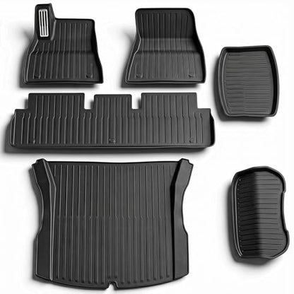 6Pcs Floor Mats for Tesla Model 3 Highland 2024 (6 Count)