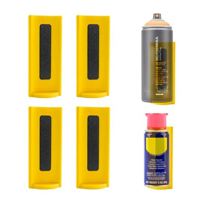 4 Pcs Magnetic Aerosol Spray Can Holder (4 Count)