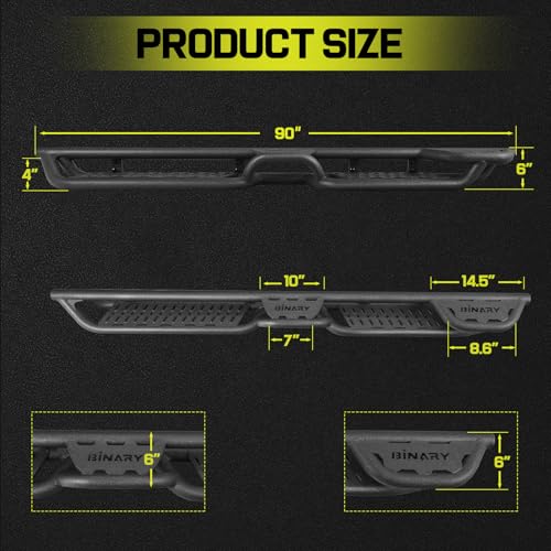 Running Boards Compatible with 2022 (2 Count)