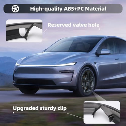 19 in Rim Protector for Model Y Juniper 19" Crossflow Wheel Cover All (4 Count)