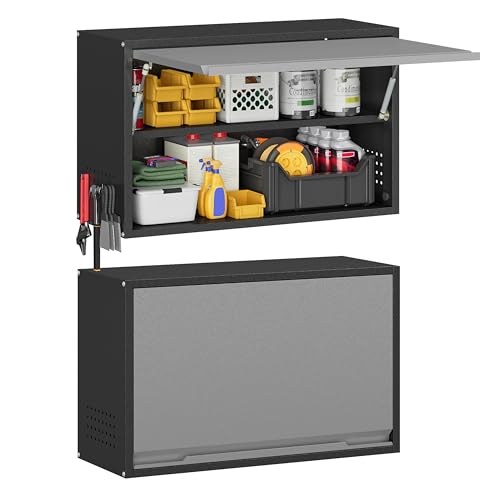Metal Garage Wall Cabinet with Up