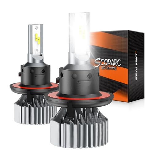 H13 LED Bulb 80000LM Super Bright 6500K White (2 Count)