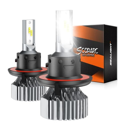 H13 LED Bulb 80000LM Super Bright 6500K White (2 Count)