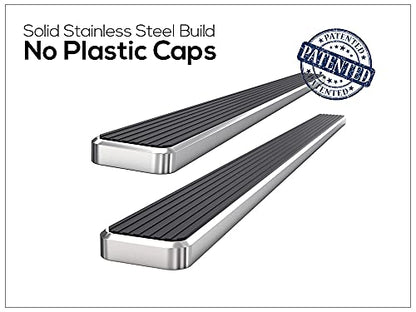 Wheel to Wheel Running Boards 6in Compatible with Ford F150 2015