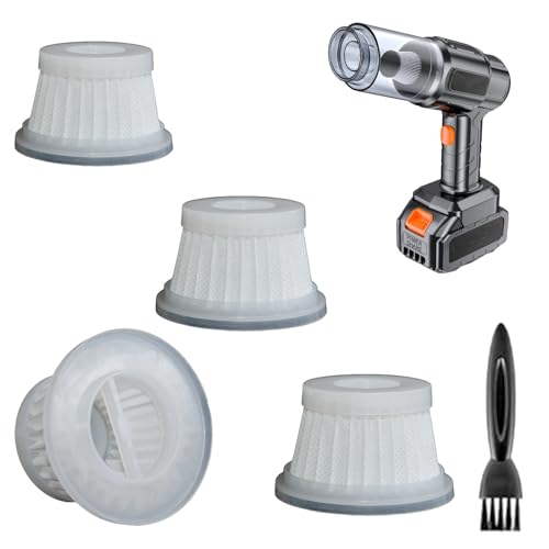4 Pack Hepa Replacement Filters Compatible with MBNGF Car Vacuum Cordless (4 Count)