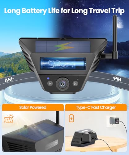 2 Solar Backup Camera Wireless for RVs (2 Count)