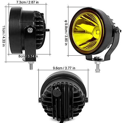4 Inch Round Led Pod Lights (2 Count)