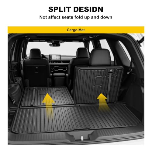 Cargo Mat & Backrest Mat Fit for Honda Pilot 2016
