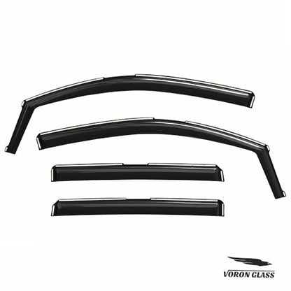 in Channel Extra Durable Rain Guards for Chevrolet (4 Count)