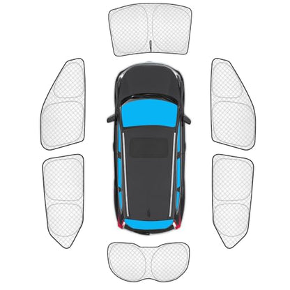 6pcs Thicken Sun Shades for Nissan Kicks 2018 (6 Count)