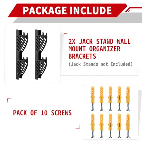 Jack Stand Wall Mount Organizer (2 Count)