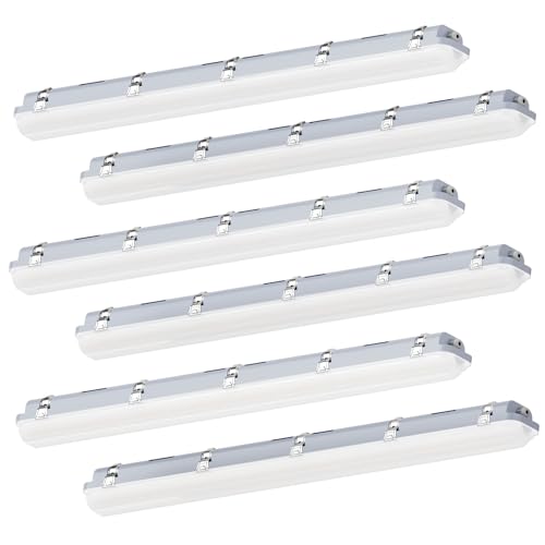 4FT LED Vapor Tight Light Fixture 60W (6 Count)