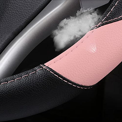 Leather Car Steering Wheel Cover