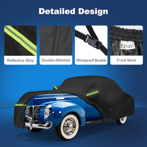 QUNSUNUS Car Cover for Ford Deluxe 1937