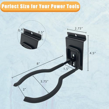 Adjustable Slatwall Hooks (4 Count)