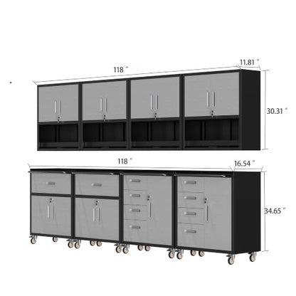 Garage Storage Cabinet System