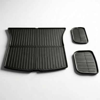 Cargo Liner for Tesla Model Y Juniper Trunk Mat Frunk Front & Rear Trunk Tray Mats All Weather Protector Anti