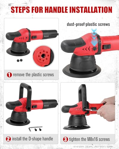 6" Dual Action Car Buffer Polisher 6