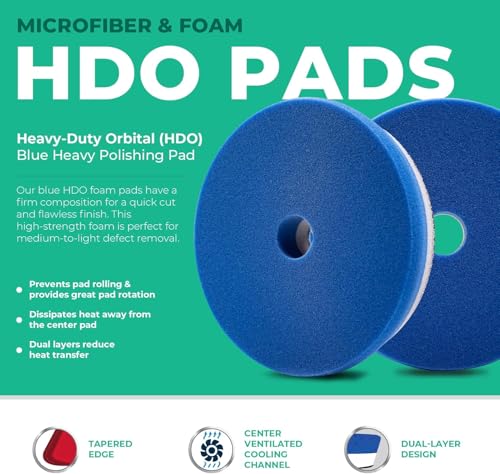 6.5" HDO Orange Foam Polishing Pad