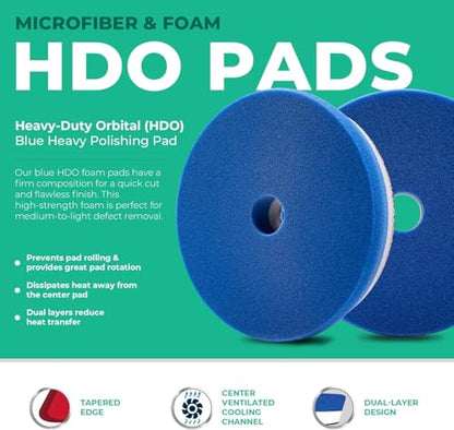 6.5" HDO Orange Foam Polishing Pad