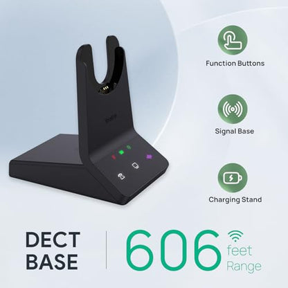 WH64 Dual DECT Bluetooth Wireless Headset for Phone PC Mobile Teams