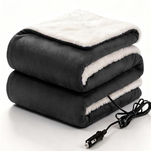 12 Volt Electric Portable Heated Car Blanket